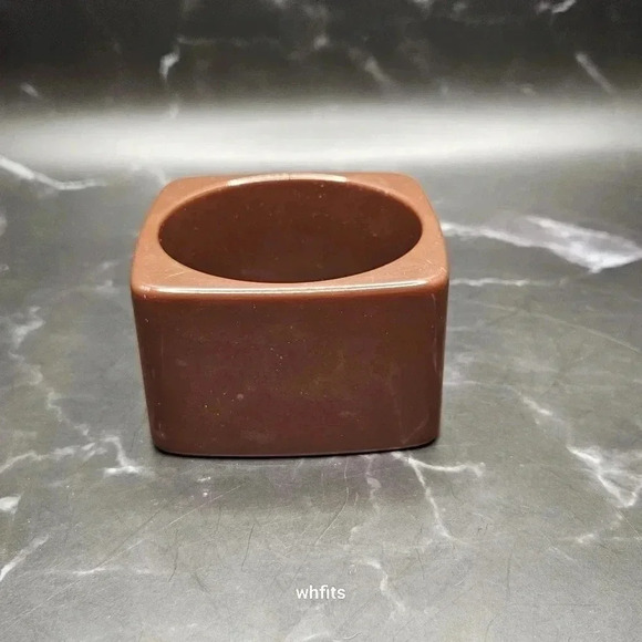 Rare Louis Vuitton Extra Wide Acrylic Brown Bangle - Picture 2 of 6